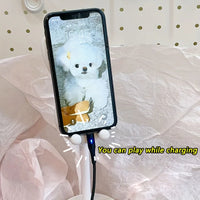 Cute Cartoon Bunny Adjustable Phone Stand – Multi-Function