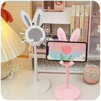 Cute Cartoon Bunny Adjustable Phone Stand – Multi-Function