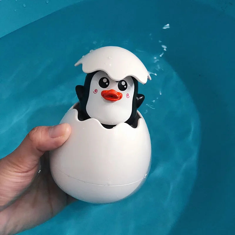 Baby Bath Sprinkler Toy – Cute Duck & Penguin Water Spray for Kids