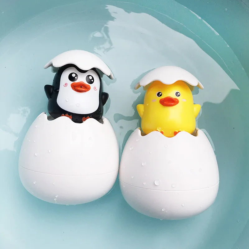 Baby Bath Sprinkler Toy – Cute Duck & Penguin Water Spray for Kids