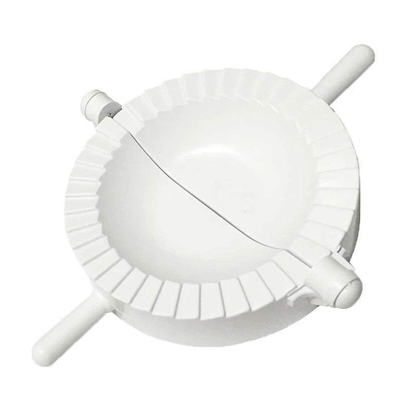 3-Piece Dumpling Maker Set – Plastic Mold & Clip Tool