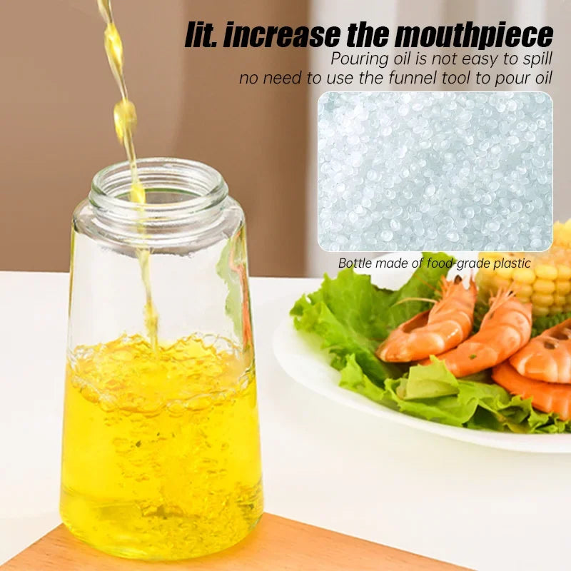 2-in-1 Glass Oil Spray Bottle – Dual-Purpose Dispenser with Pour Spout
