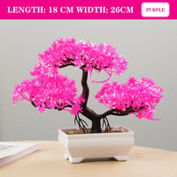 Artificial Bonsai Tree – Small Potted Plants for Home & Garden Decor