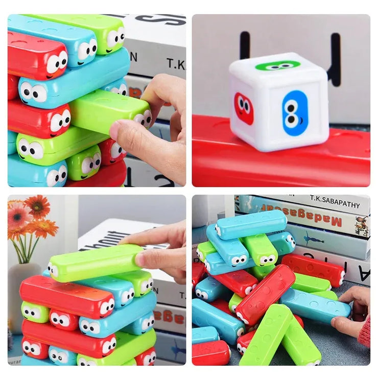 Colorful Stacking Tower Game