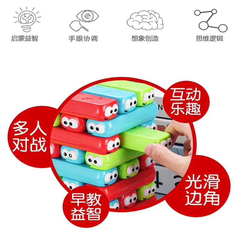 Colorful Stacking Tower Game