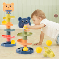 Montessori Rolling Ball Toy – Sensory Track Toy for Babies & Toddlers