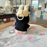LABUBU Doll Clothes Set – Bear Hat & Love Sweater, DIY Accessories
