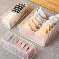 Foldable Closet Organizer – Multi-Grid Storage for Socks & Underwear