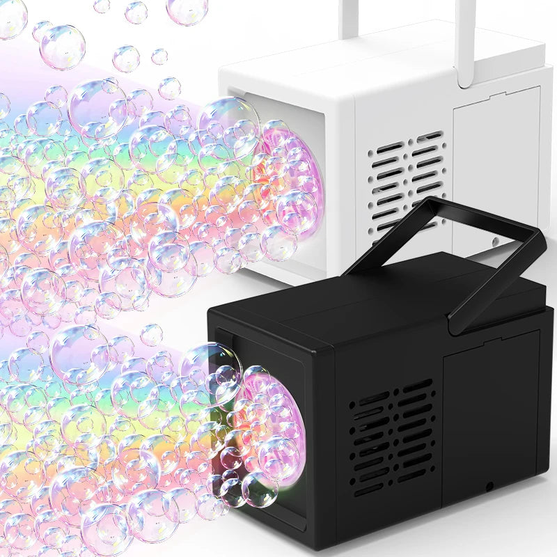 10-Hole Electric Bubble Machine Toy – Handheld & Automatic (No Battery Included)