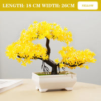 Artificial Bonsai Tree – Small Potted Plants for Home & Garden Decor