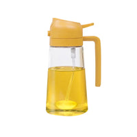 2-in-1 Glass Oil Spray Bottle – Dual-Purpose Dispenser with Pour Spout