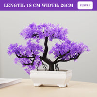 Artificial Bonsai Tree – Small Potted Plants for Home & Garden Decor