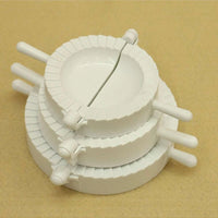 3-Piece Dumpling Maker Set – Plastic Mold & Clip Tool