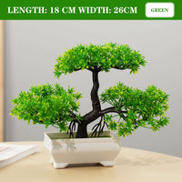 Artificial Bonsai Tree – Small Potted Plants for Home & Garden Decor
