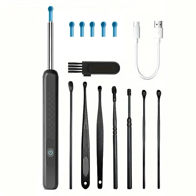 Wireless Ear Cleaning Otoscope – WiFi Camera with Light for Ear & Oral Care