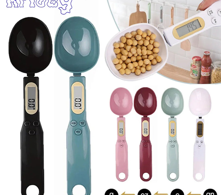 500g Digital Kitchen Scale – LCD Spoon Scale for Food & Coffee