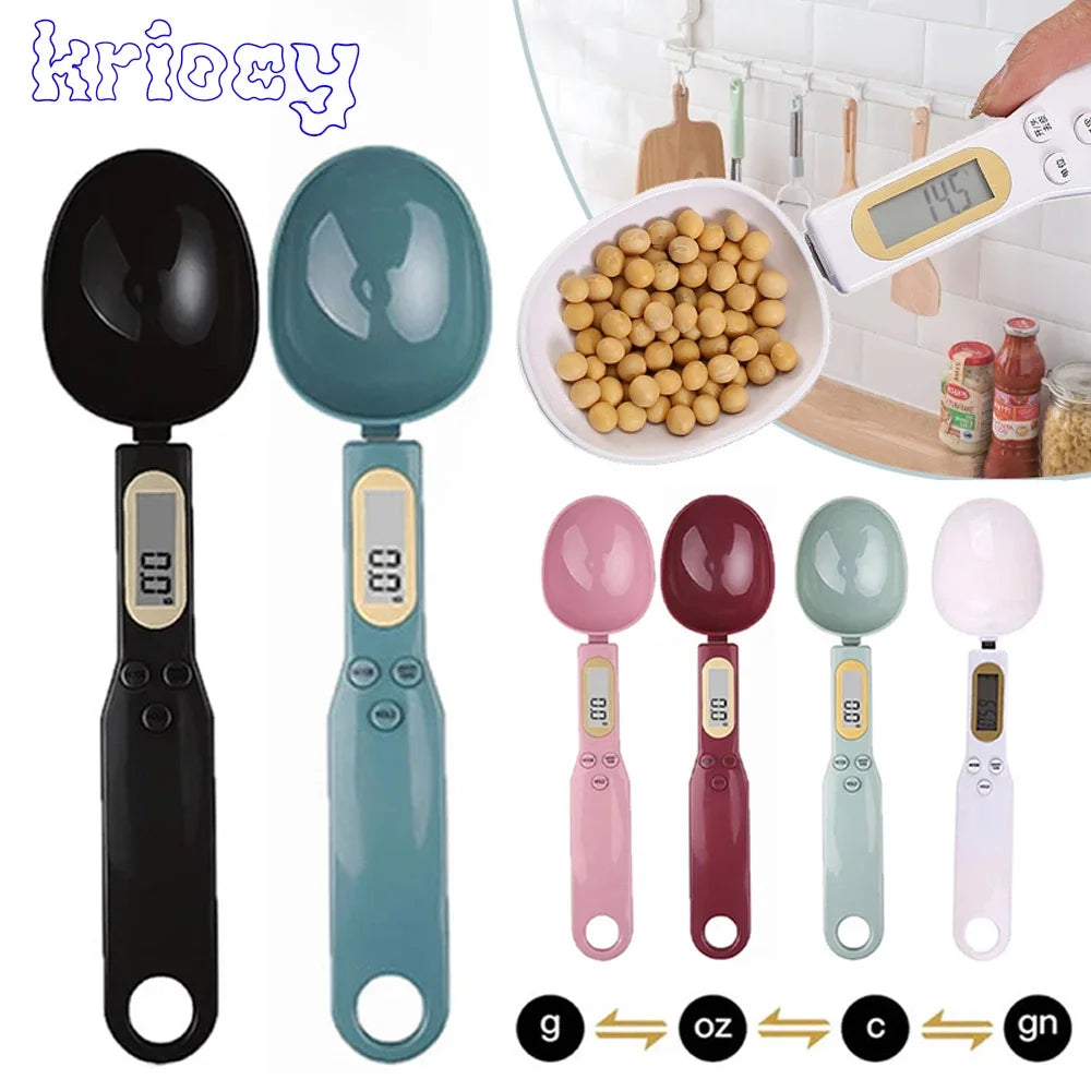 500g Digital Kitchen Scale – LCD Spoon Scale for Food & Coffee