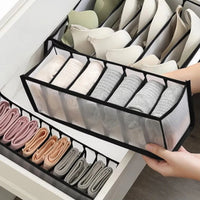 Foldable Closet Organizer – Multi-Grid Storage for Socks & Underwear