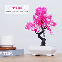 Artificial Bonsai Tree – Small Potted Plants for Home & Garden Decor