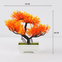 Artificial Bonsai Tree – Small Potted Plants for Home & Garden Decor