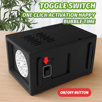 10-Hole Electric Bubble Machine Toy – Handheld & Automatic (No Battery Included)