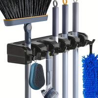 Wall-Mounted Mop & Broom Holder – Multi-Function Storage Rack