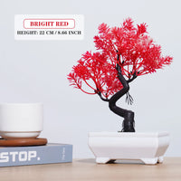 Artificial Bonsai Tree – Small Potted Plants for Home & Garden Decor