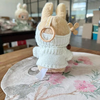 LABUBU Doll Clothes Set – Bear Hat & Love Sweater, DIY Accessories