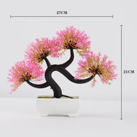 Artificial Bonsai Tree – Small Potted Plants for Home & Garden Decor