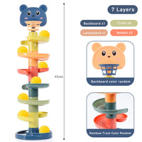 Montessori Rolling Ball Toy – Sensory Track Toy for Babies & Toddlers