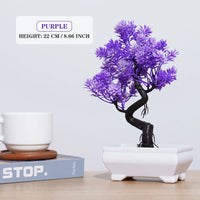 Artificial Bonsai Tree – Small Potted Plants for Home & Garden Decor