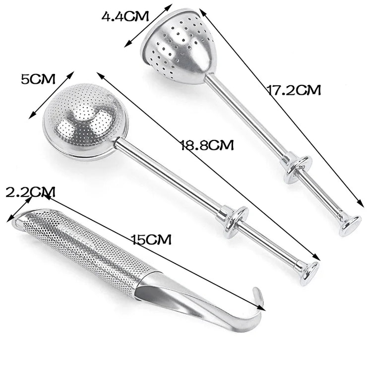 Tea Infuser Sieve Tools for Spice Bags Infusor Stainless Steel Ball Tea Filter Maker Brewing Items Services Teaware Tea Strainer