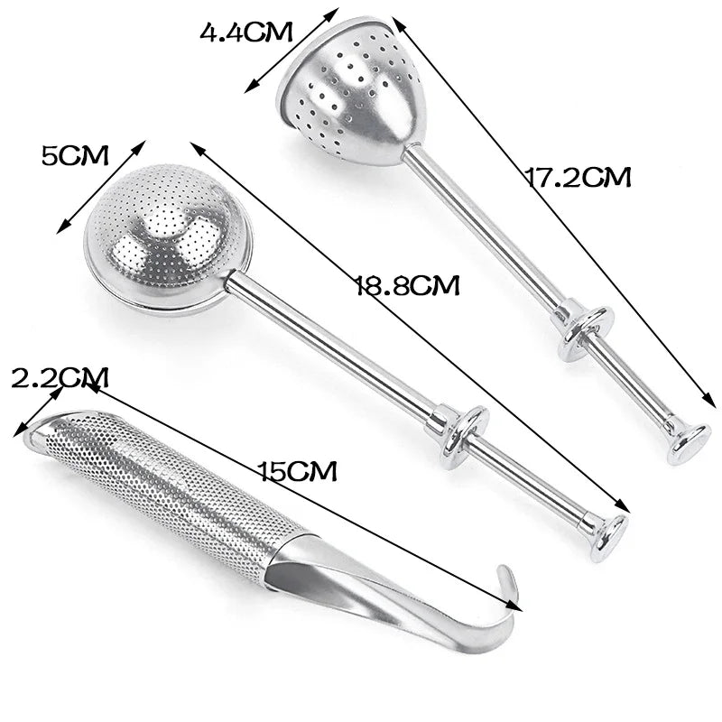 Tea Infuser Sieve Tools for Spice Bags Infusor Stainless Steel Ball Tea Filter Maker Brewing Items Services Teaware Tea Strainer