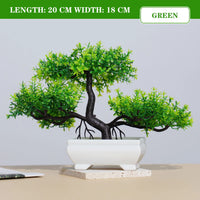 Artificial Bonsai Tree – Small Potted Plants for Home & Garden Decor