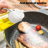 2-in-1 Glass Oil Spray Bottle – Dual-Purpose Dispenser with Pour Spout