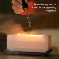 Flame Aroma Diffuser & Humidifier – USB Desktop with 7-Color LED