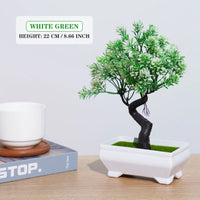 Artificial Bonsai Tree – Small Potted Plants for Home & Garden Decor