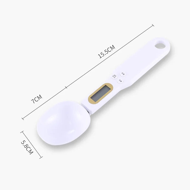 500g Digital Kitchen Scale – LCD Spoon Scale for Food & Coffee